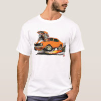 1969 Camaro SS Orange-White Car