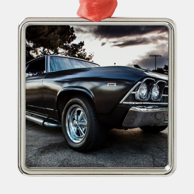 1969 Chevelle Photography Metal Ornament (Front)