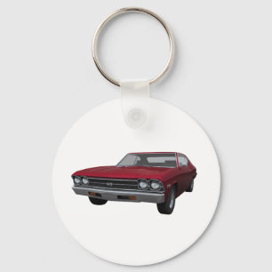 1969 Chevelle SS: Candy Apple Finish Keychain