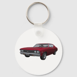 1969 Chevelle SS: Candy Apple Finish Keychain