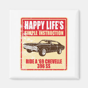 1969 Chevrolet Chevelle 396 SS Magnet