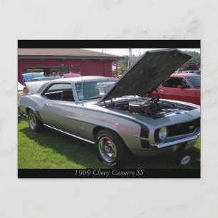 1969 Chevy Camaro SS Postcard