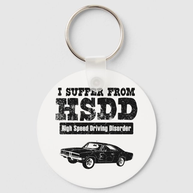 1969 Dodge Charger R/T SE Keychain (Front)