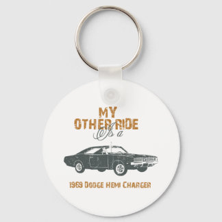 1969 Dodge Hemi Charger Keychain
