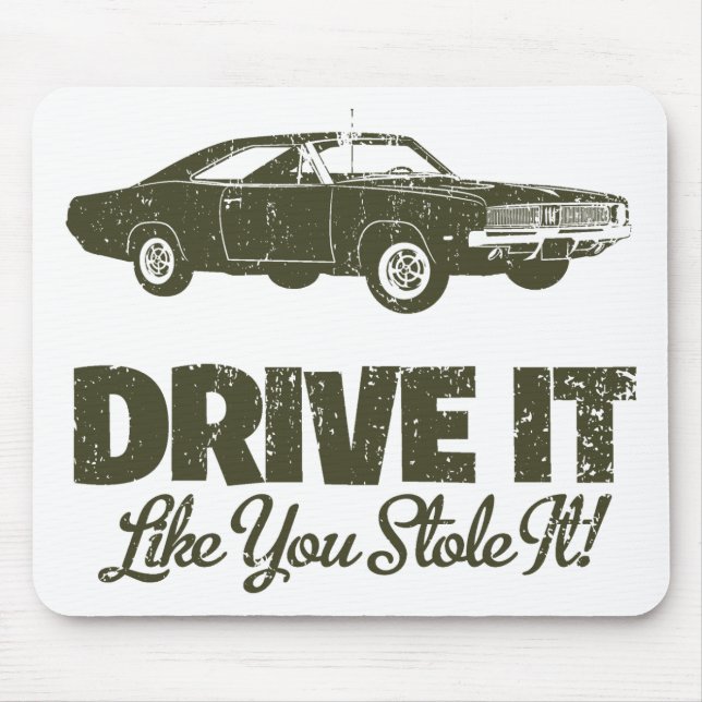 1969 Dodge Hemi Charger Mouse Pad (Front)