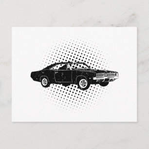 1969 Dodge Hemi Charger Postcard