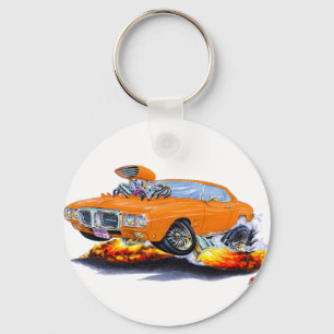 1969 Firebird Orange Car Keychain