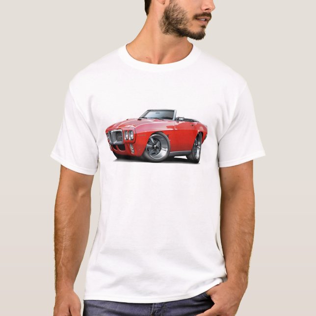 1969 Firebird Red Convertible T-Shirt (Front)