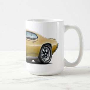 1969 GTO Judge Gold Car Coffee Mug