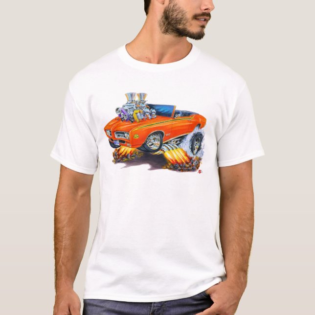 1969 GTO Judge Orange Convertible T-Shirt (Front)