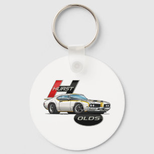 1969 Hurst Olds Cutlass Keychain
