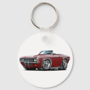 1969 Impala Maroon Convert Keychain