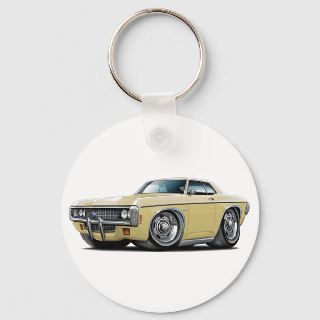 1969 Impala Tan Car Keychain (Front)