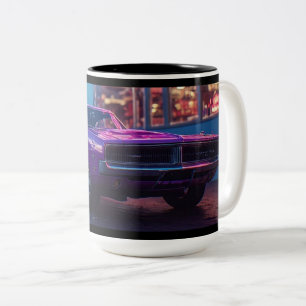1969 Plum Crazy Purple Charger  RT Two-Tone Coffee Mug