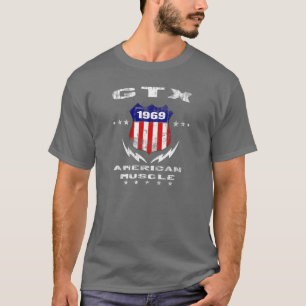 1969 Plymouth GTX American Muscle v3 T-Shirt