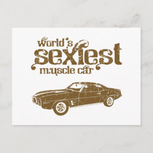 1969 Pontiac Firebird Postcard