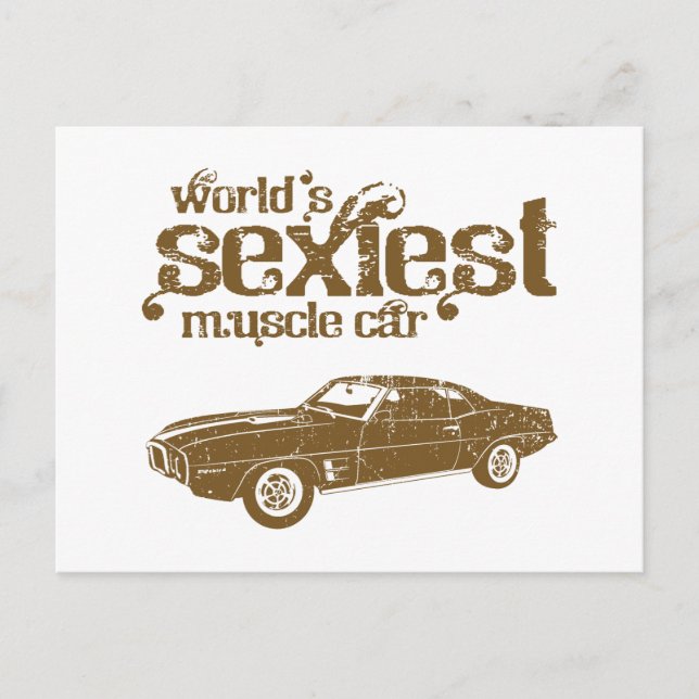 1969 Pontiac Firebird Postcard (Front)