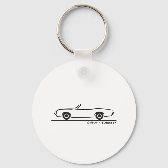 1969 Pontiac GTO Convertible Keychain (Front)