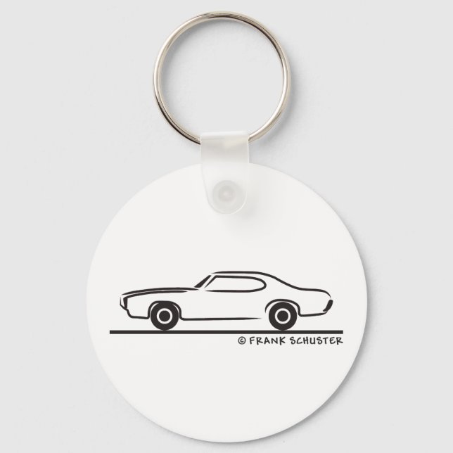 1969 Pontiac GTO Coupe Keychain (Front)