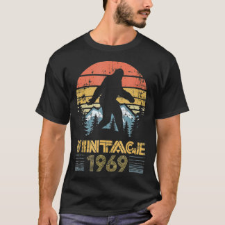 1969 Vintage 50th Birthday Gift  Funny Bigfoot T-Shirt