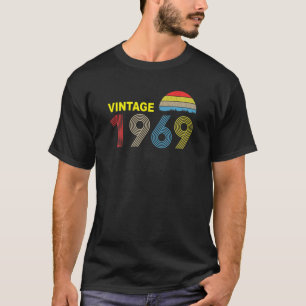 1969 Vintage Shirt I Birthday Gift Tee Retro Style