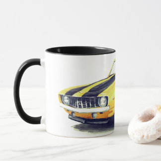 1969 Yellow Camaro Mug