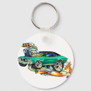 1970-72 Buick GS Green Car Keychain