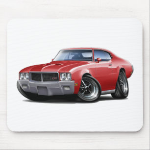 1970-72 Buick GS Red Car Mouse Pad
