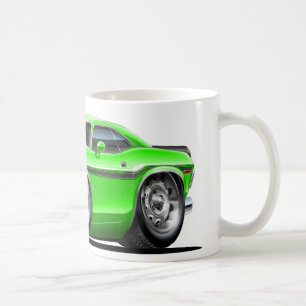 1970-72 Challenger Green Car Coffee Mug