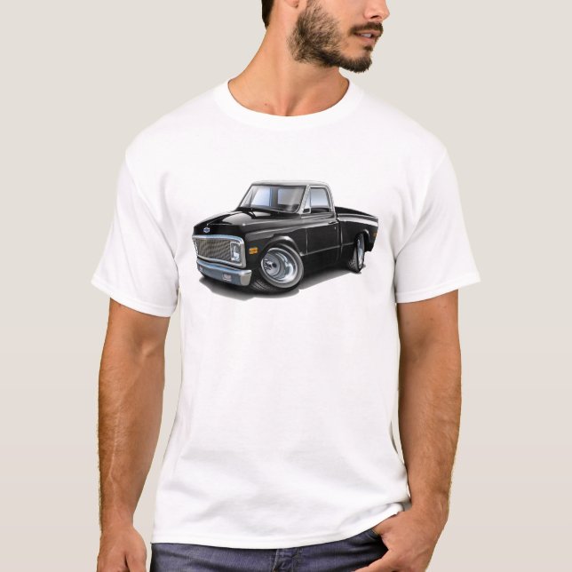 1970-72 Chevy C10 Black-White Top Truck (Front)