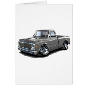 1970-72 Chevy C10 Grey-White Top Truck