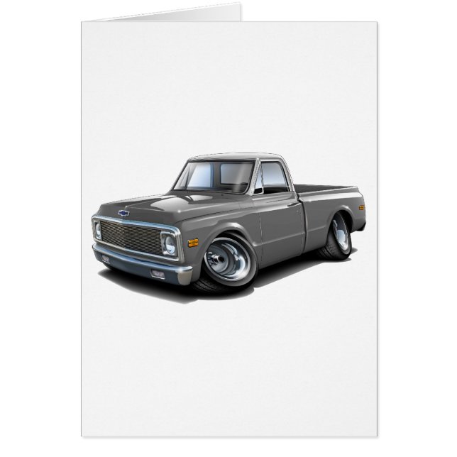 1970-72 Chevy C10 Grey-White Top Truck (Front)