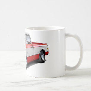 1970-72 Chevy C10 Red-White Truck Coffee Mug