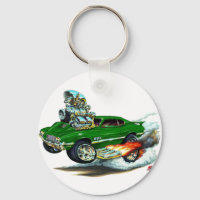 1970-72 Olds Cutlass 442 Green Car