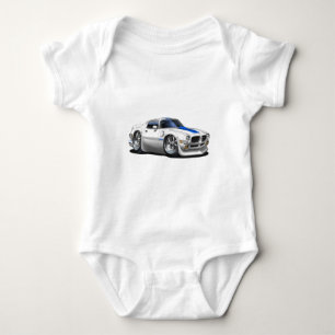 1970/72 Trans Am White Car Baby Bodysuit