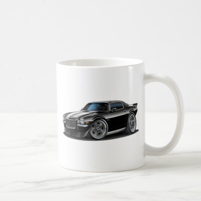 1970-73 Camaro Blk/Wht Car Coffee Mug (Right)