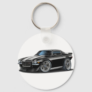 1970-73 Camaro Blk/Wht Car Keychain
