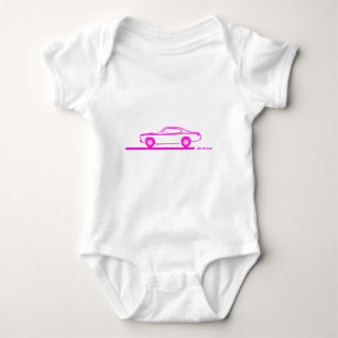 1970-74 Duster Pink Car Baby Bodysuit