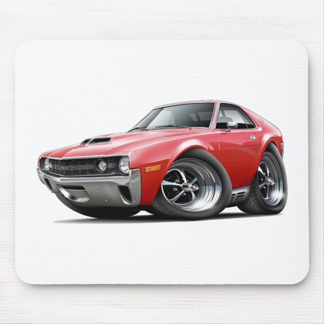 1970 AMX Red Car Mouse Pad (Front)
