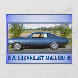 1970 Chev Super Sport Postcard