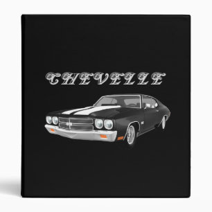 1970 Chevelle Muscle Car : Fin noire : Classeur