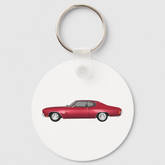 1970 Chevelle SS: Candy Apple Finish: Keychain (Front)