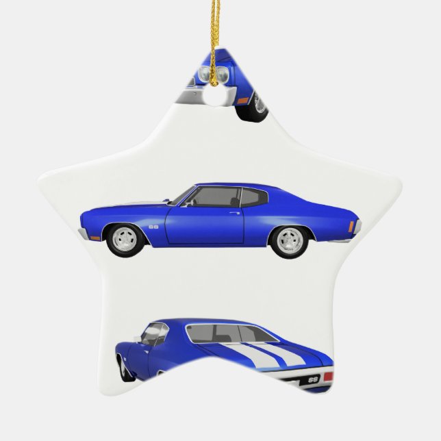 1970 Chevelle SS: Ceramic Ornament (Front)