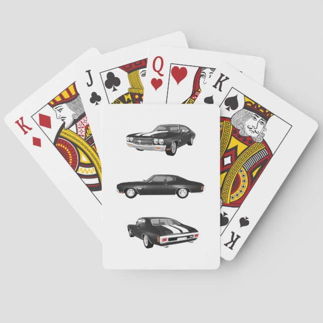 1970 Chevelle SS: Playing Cards (Back)