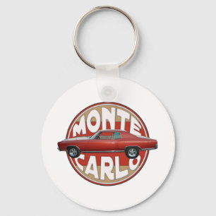 1970 Chevy Monte Carlo Red Line Keychain