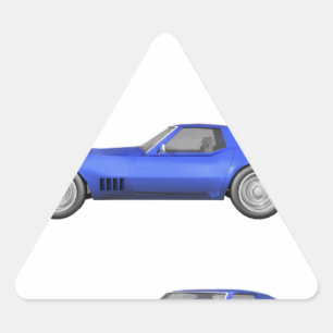 1970 Corvette: Blue Finish: Triangle Sticker