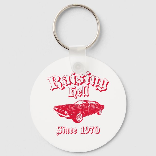 1970 Dodge Challenger Keychain (Front)