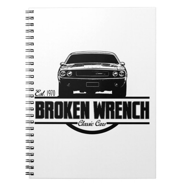 1970 Dodge Challenger Service Shop Notebook (Front)