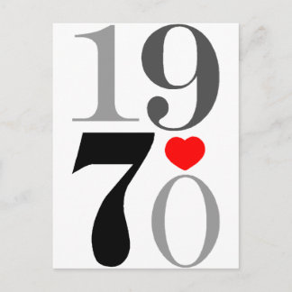 1970 GRAPHIC POSTCARD