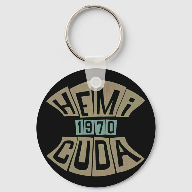 1970 HEMI CUDA KEYCHAIN (Front)